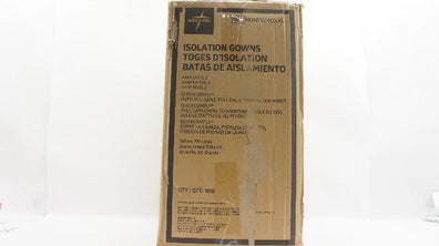 Medline NONLV240XXL Isolation Gowns AAMI Level 2 Yellow XXL - Case of 100
